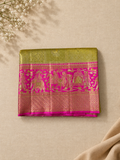 Antique Gold with Magenta Bridal Grandeur Elegance