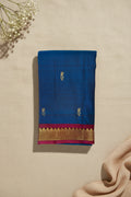 Sapphire Blue with Magenta Pink Contrast Elegance
