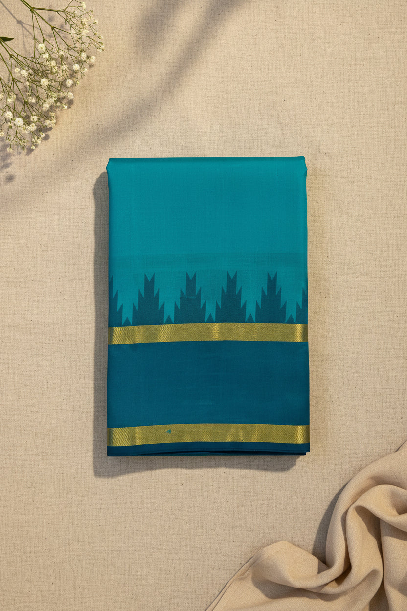 Turquoise Blue with Teal Blue Contrast Elegance