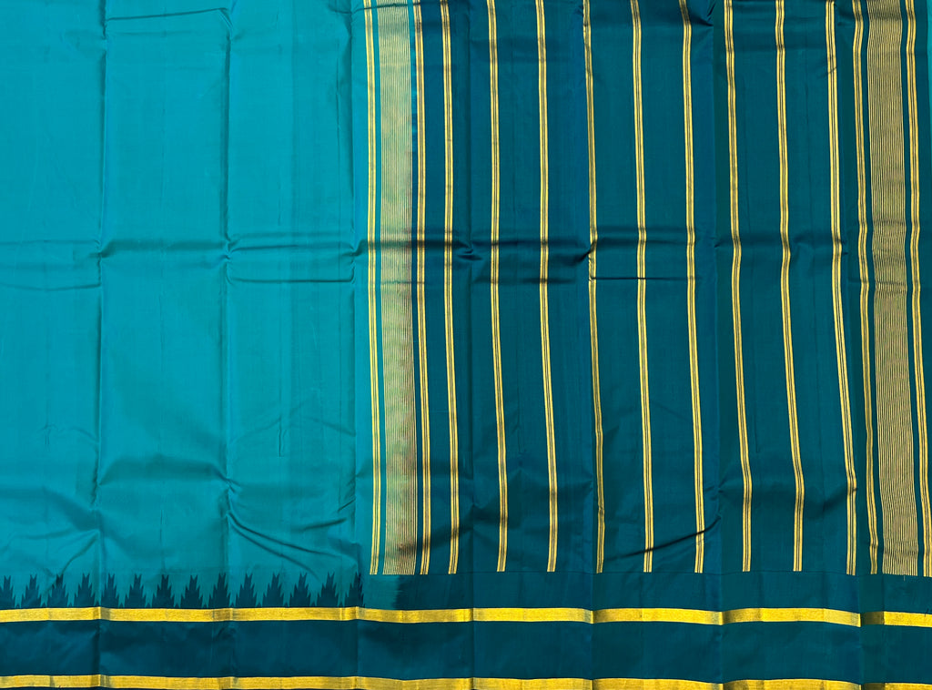 Turquoise Blue with Teal Blue Contrast Elegance