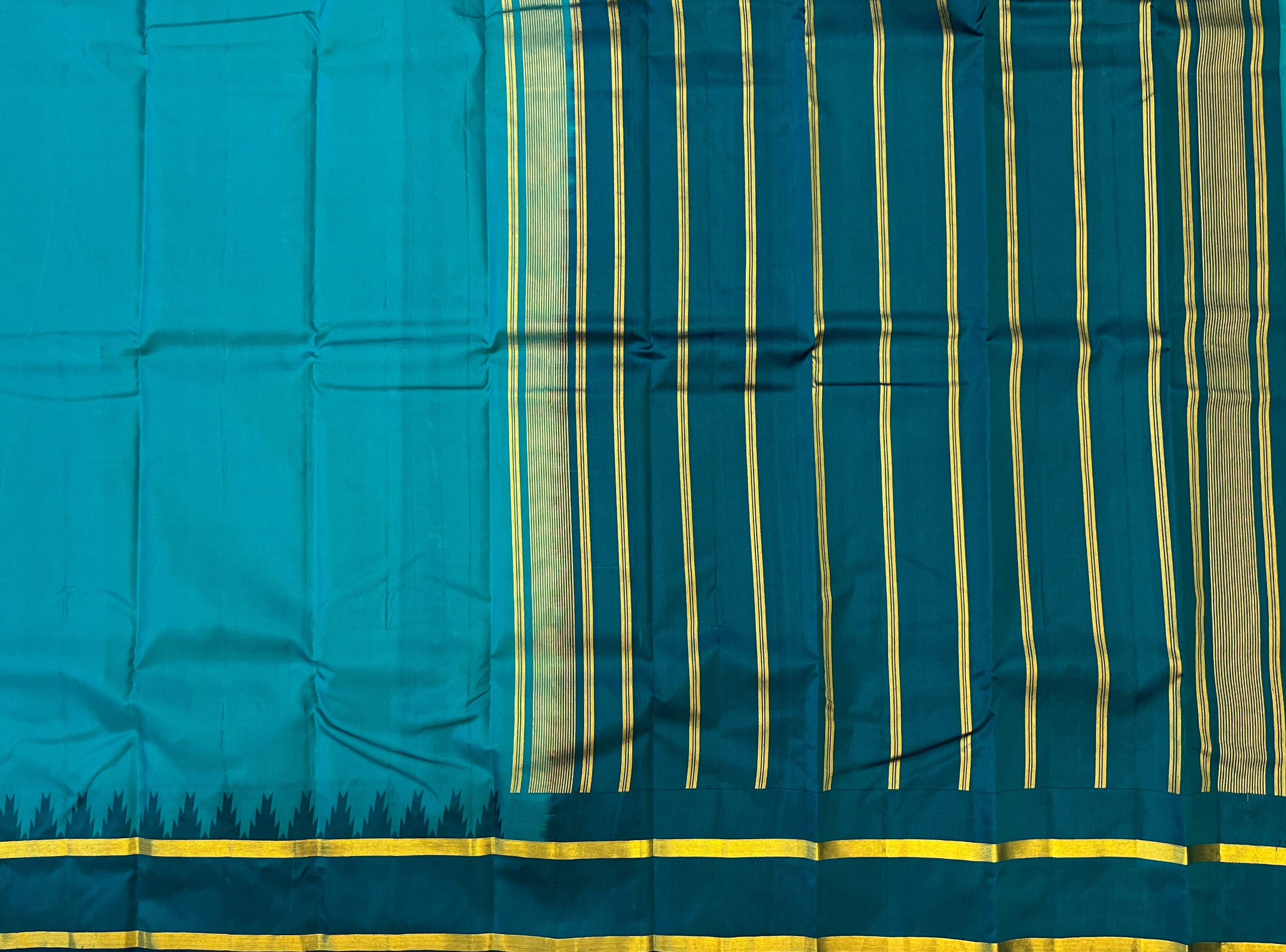 Turquoise Blue with Teal Blue Contrast Elegance
