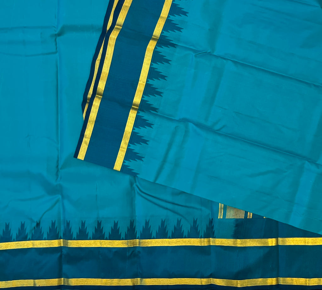 Turquoise Blue with Teal Blue Contrast Elegance