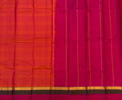 A Royal Symphony of Orange & Rani Pink Elegance