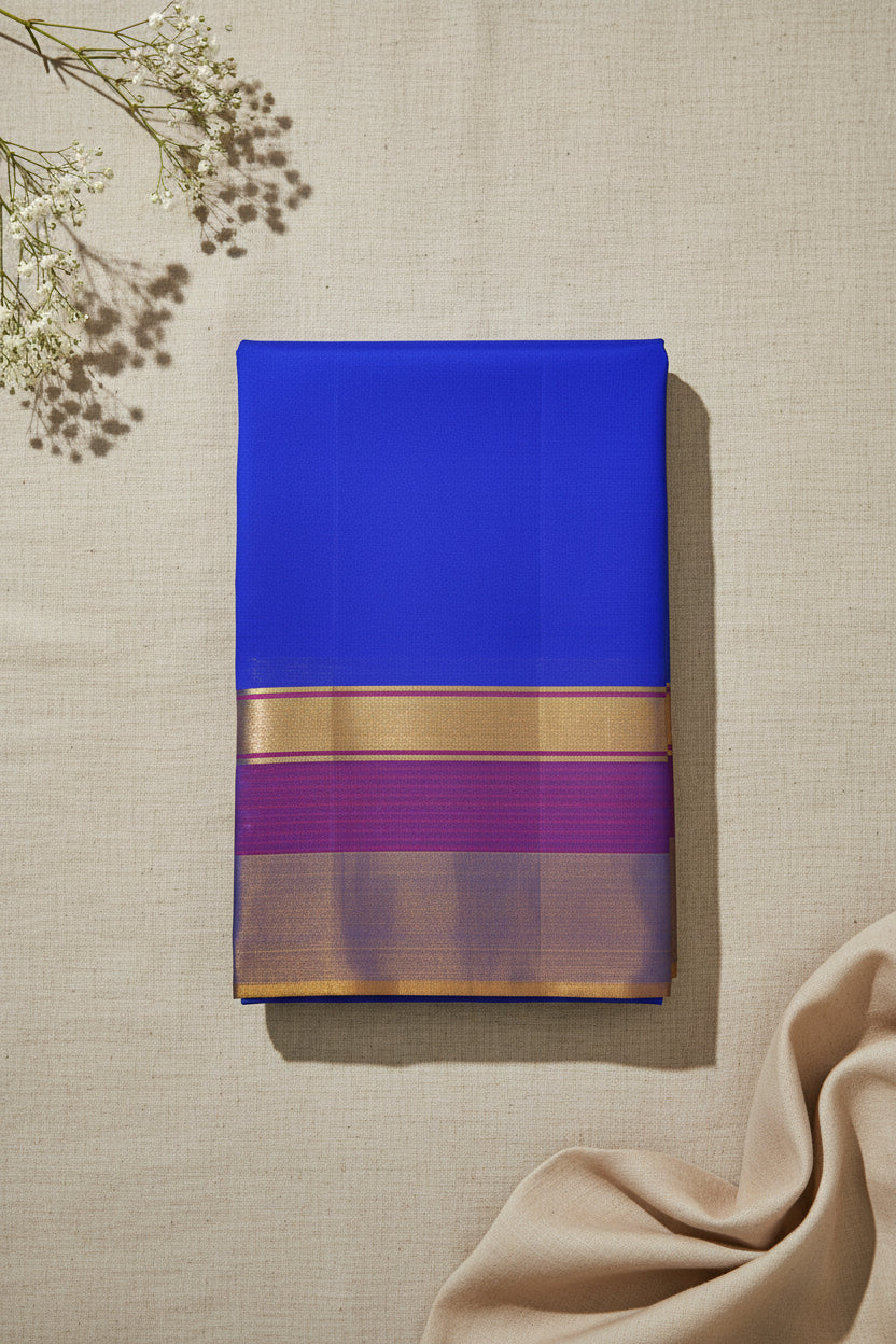 Royal Blue with Smoky Grey Elegance