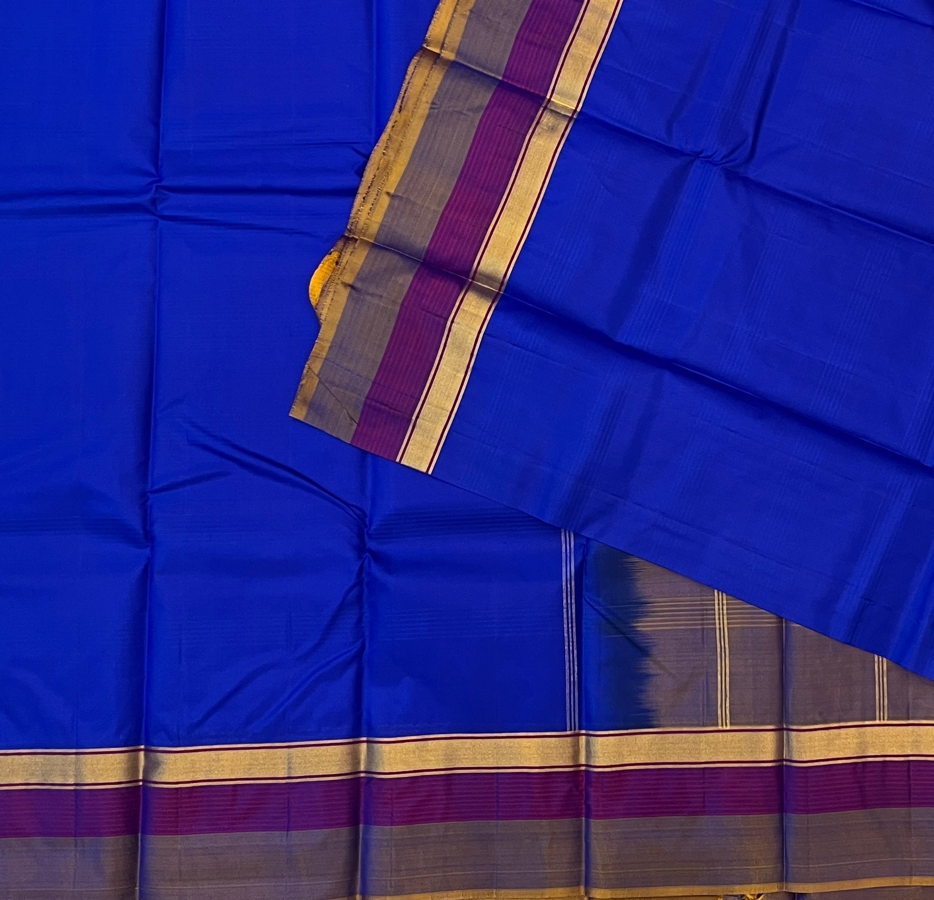 Royal Blue with Smoky Grey Elegance