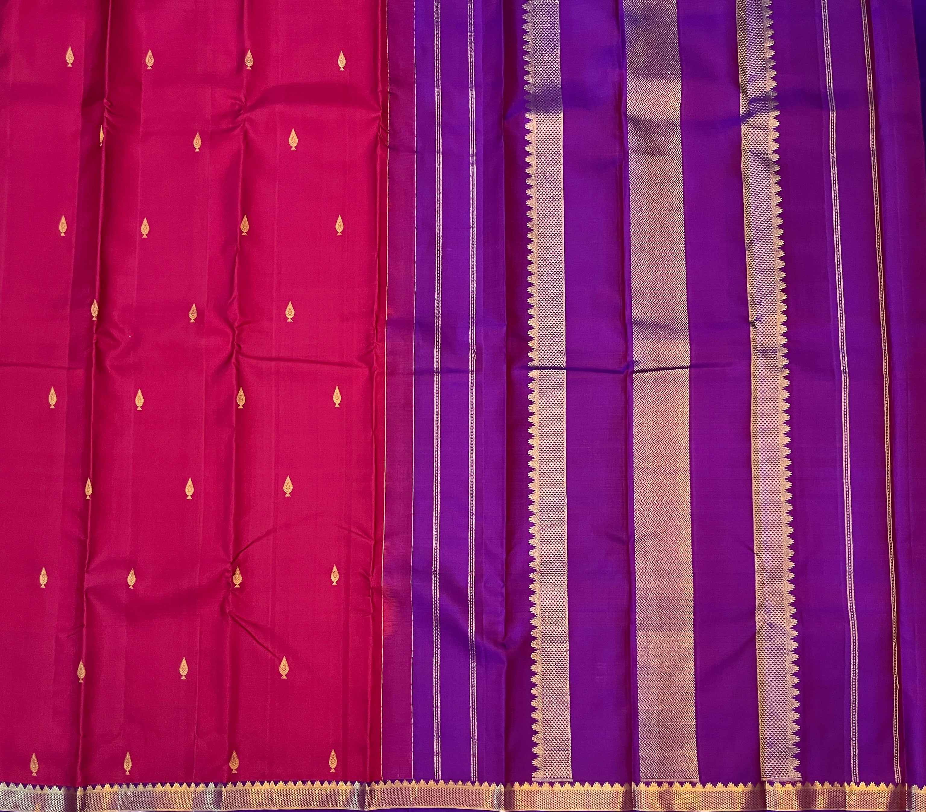 Crimson Red with Violet Contrast Elegance