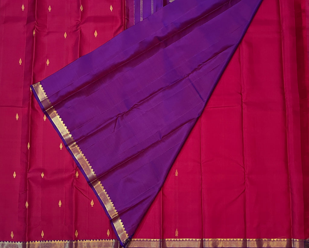 Crimson Red with Violet Contrast Elegance